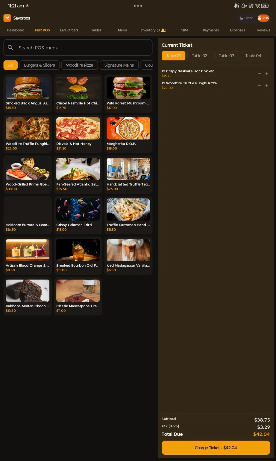 Savoroos Fast POS